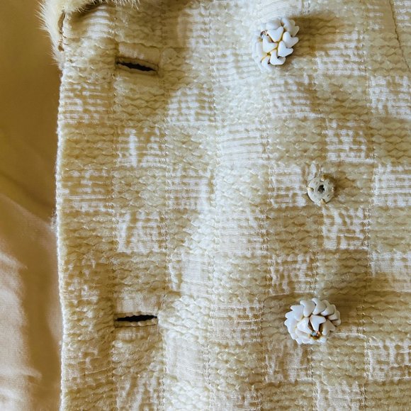 Luxury Vintage 60´s Saks fifth avenue tapestry fur coat Used *attention* - Picture 9 of 9